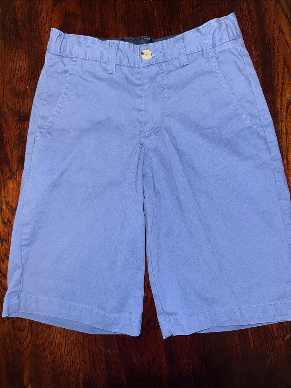 crown & ivy Light Blue Men's Flat Front Shorts